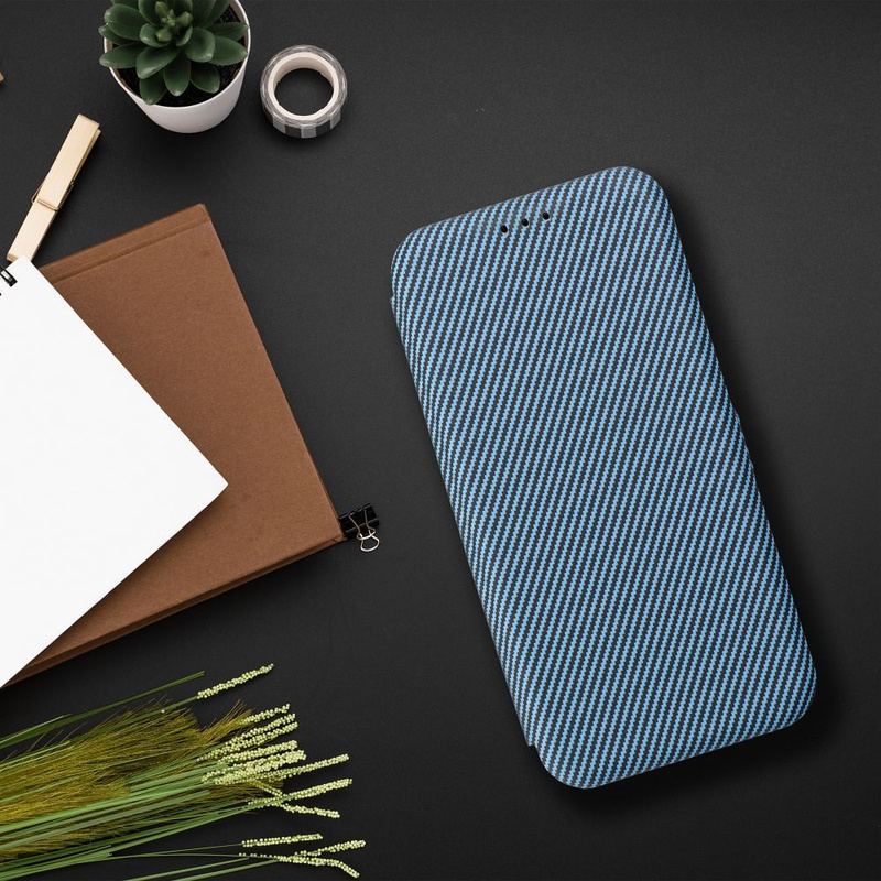 Kabura FOLIO Side Magnet do SAMSUNG A56 5G niebieski