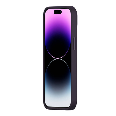 Baseus Liquid Silica Gel Case for iPhone 14 Pro (Elderberry)+ tempered glass + cleaning kit