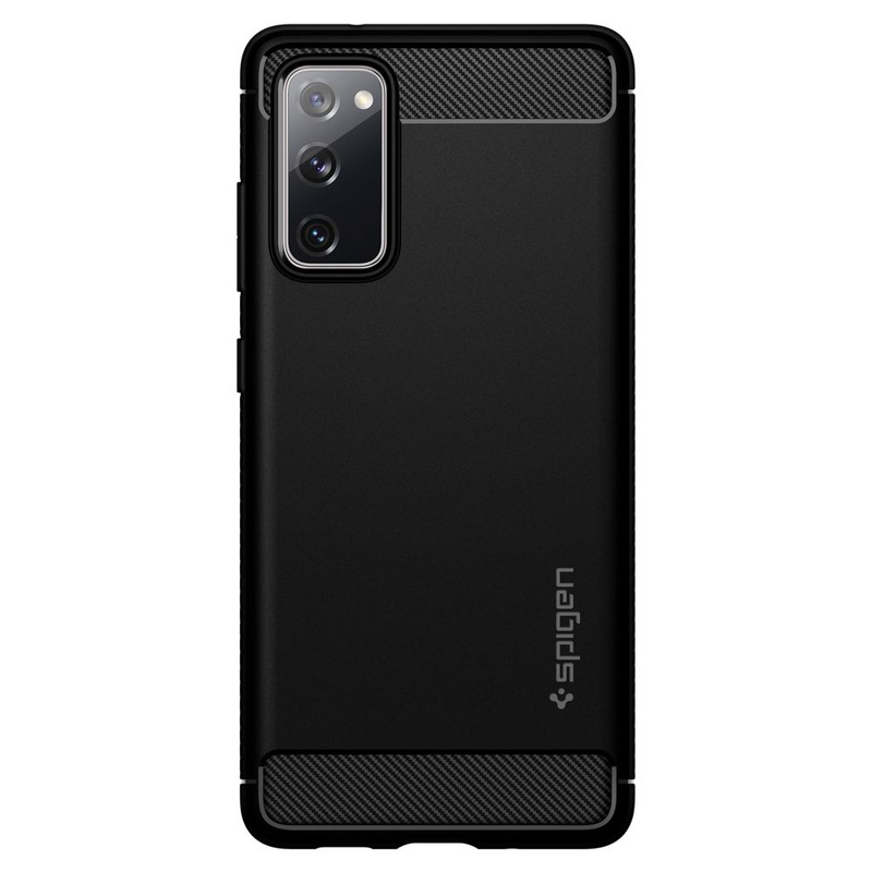 Case SAMSUNG GALAXY S20 FE / S20 LITE Spigen Rugged Armor Matte black