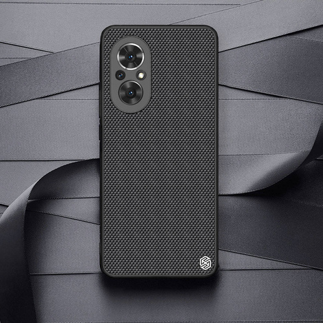 Nillkin Textured Case eine strapazierfähige, verstärkte Hülle mit Gelrahmen und Nylon auf der Rückseite Honor 50 SE schwarz
