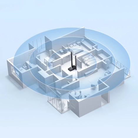 Baseus FastJoy B01317600111-06 1800 Mb/s USB network card - black