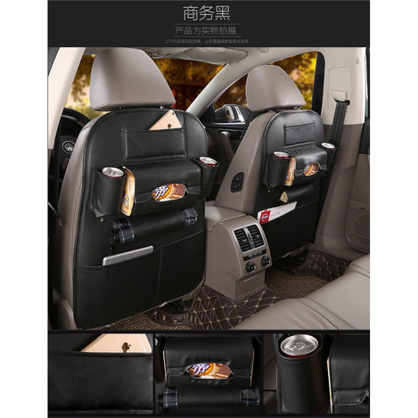 Organizer samochodowy na fotele przednie z przegródkami MAGIC czarny