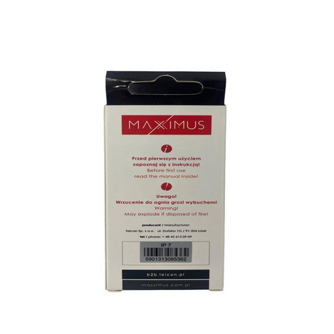 Bateria do APPLE IPHONE 7 1960mAh Maxximus