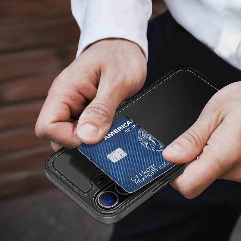 Dux Ducis Rafi II Mag Case with MagSafe for iPhone 16 - Black