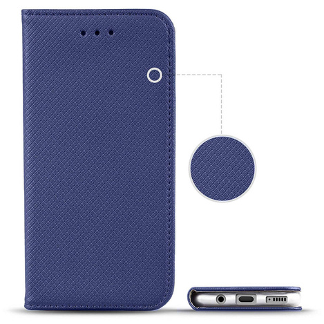 Etui Smart Magnet do Samsung Galaxy M15 5G granatowe