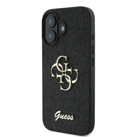 Guess GUHCP16MHG4SGK iPhone 16 Plus czarny/black HC Fixed Glitter Big 4G