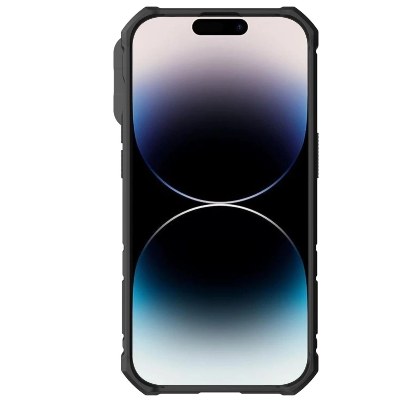 Nillkin CamShield Armor Pro Case iPhone 14 Pro case armored cover stand ring black