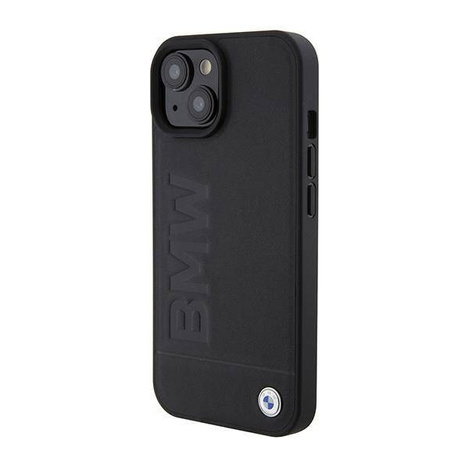 Etui BMW Signature Logo Imprint MagSafe do iPhone 15 - czarne