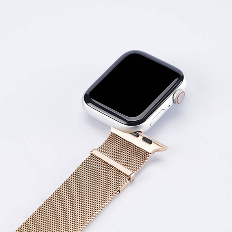 Strap for APPLE WATCH 38 / 40 / 41 MM Dux Ducis Strap Milanese gold