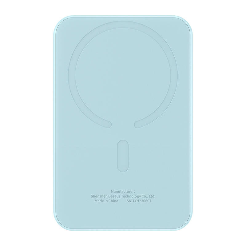 Magnetyczny mini powerbank Baseus 5000mAh 20W (niebieski)