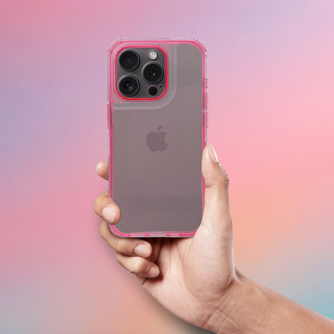 Futerał MATRIX CLEAR do IPHONE 11 pudrowy róż