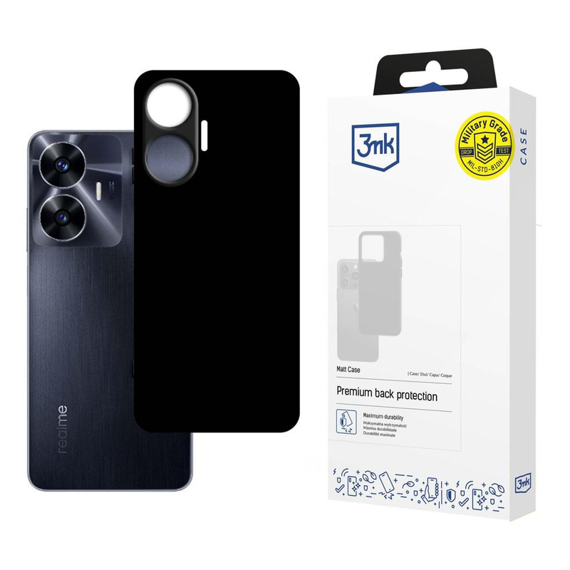 3MK Matt Case Realme C55 czarny/black