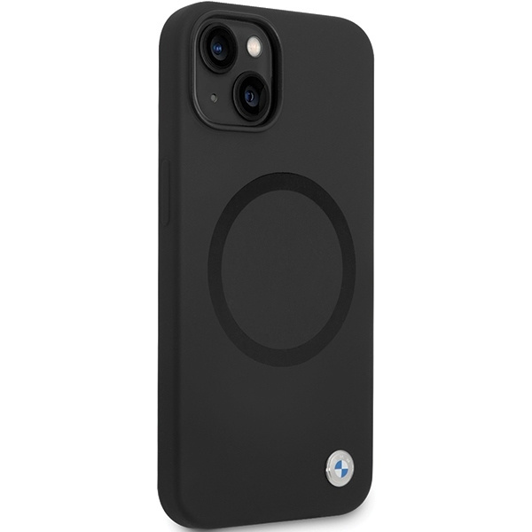 Original Case IPHONE 14 BMW Signature Liquid Silicone MagSafe (BMHMP14SSILBK2) black