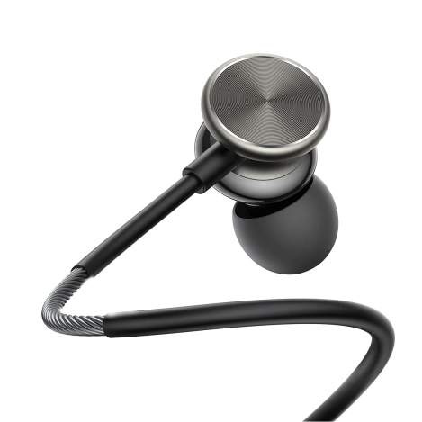 Joyroom Wired Series JR-EW03 kabelgebundene In-Ear-Kopfhörer – Dunkelgrau