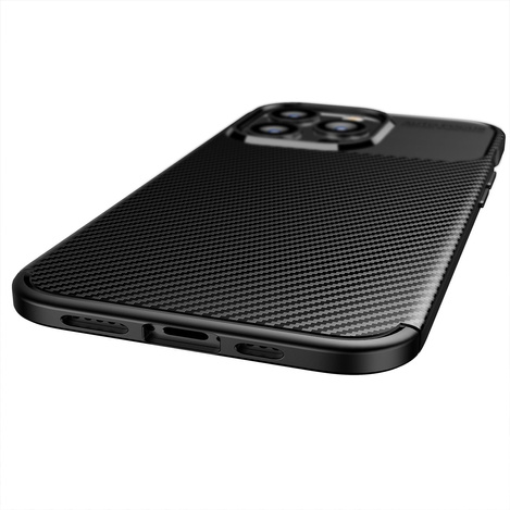 Futerał CARBON PREMIUM do IPHONE 14 Pro czarny