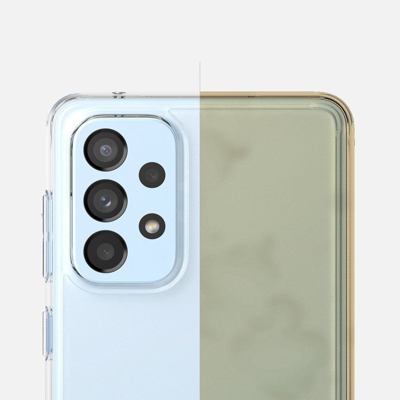 Ringke Fusion TPU case with frame for Samsung Galaxy A73 transparent