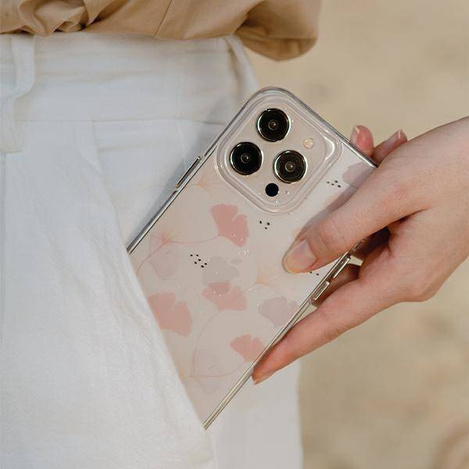 UNIQ etui Coehl Meadow iPhone 14 Plus 6,7" różowy/spring pink