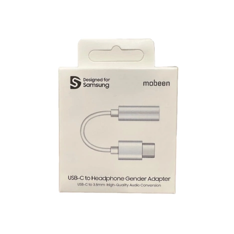 Adapter Samsung GP-TGU023AE DAC USB-C do mini jack 3.5mm - biały