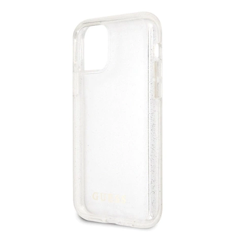 Guess Glitter Case - Etui iPhone 11 Pro (Silver)