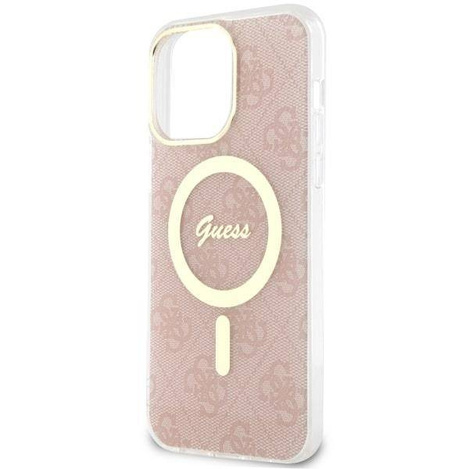 Guess GUHMP14XH4STP iPhone 14 Pro Max 6.7" pink/pink Hardcase 4G MagSafe
