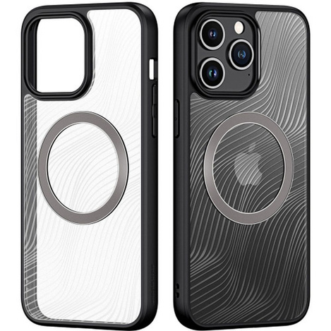 Gepanzerte Hülle für iPhone 15 Pro Max mit MagSafe Dux Ducis Aimo Mag – schwarz