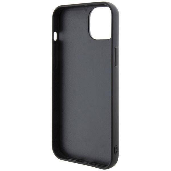 Ferrari FEHCP15MRDUK iPhone 15 Plus 6,7" schwarz/schwarzes Hardcase mit gestepptem Metalllogo