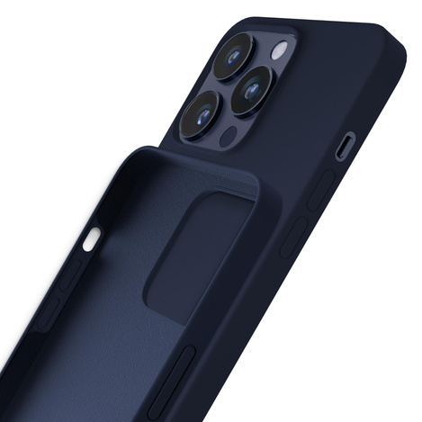 Apple iPhone 16 Pro - 3mk Silicone Case Dark Navy
