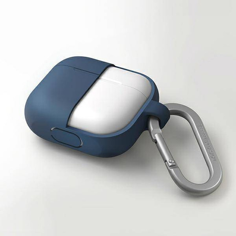 UNIQ Hülle Vencer AirPods 3. Gen. Silikongrau / Anthrazit Dunkelgrau