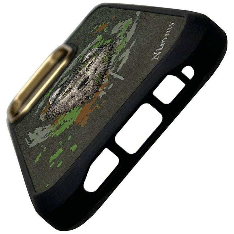 Etui Nimmy Wilk MagSafe do iPhone 16 Pro  ciemnoszary