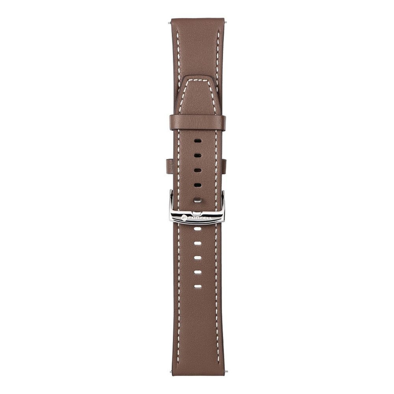 Pasek do Samsung Galaxy Watch Forcell F-Design FS21 skóra ekologiczna 22 mm brązowy