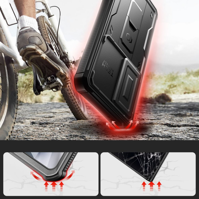 Etui SAMSUNG GALAXY S24 ULTRA Tech-Protect Kevlar Cam+ czarne