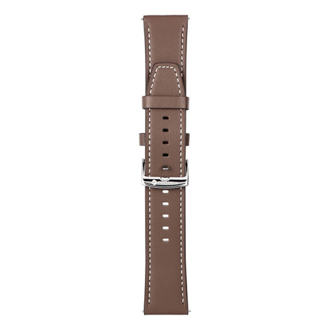 Pasek do Samsung Galaxy Watch Forcell F-Design FS21 skóra ekologiczna 22 mm brązowy
