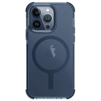 Uniq Combat iPhone 15 Pro 6,1" Hülle Magclick Charging blau/rauchblau