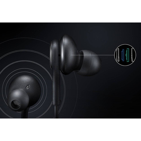 Samsung słuchawki dokanałowe mini jack 3.5 mm czarne (EO-IA500BBEGWW)
