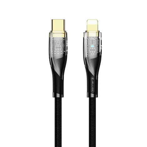 JELLICO Kabel B20 USB-C - Lightning PD 30W 1M schwarz