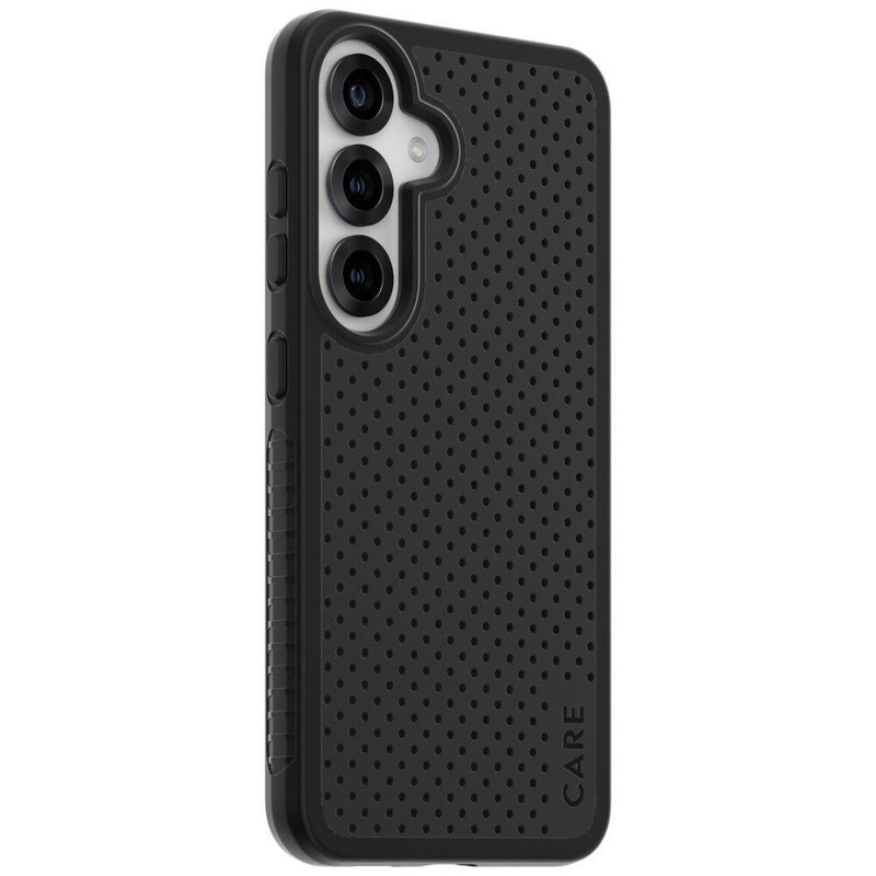 Etui CARE by PanzerGlass Feature Heat Beat do Samsung Galaxy S25 - czarny