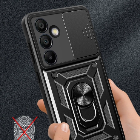 Hybrid Armor Camshield Samsung Galaxy S24 FE Black