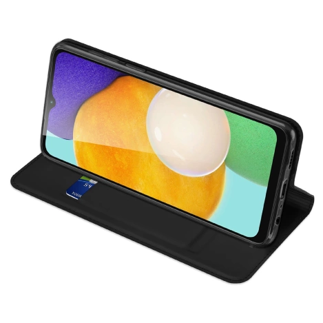 Dux Ducis Skin Pro Hülle für Samsung Galaxy A14 4G / 5G Cover mit Flip Card Wallet Stand Schwarz