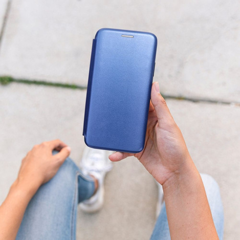 Kabura ELEGANCE Book do SAMSUNG S25 Plus granatowy