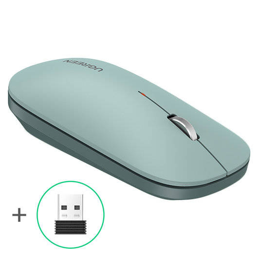 Ugreen handliche drahtlose USB-Maus grün (MU001)