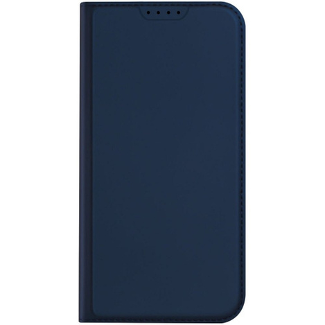 Etui do iPhone 15 Plus pokrowiec z klapką i portfelem Dux Ducis Skin Pro - niebieskie
