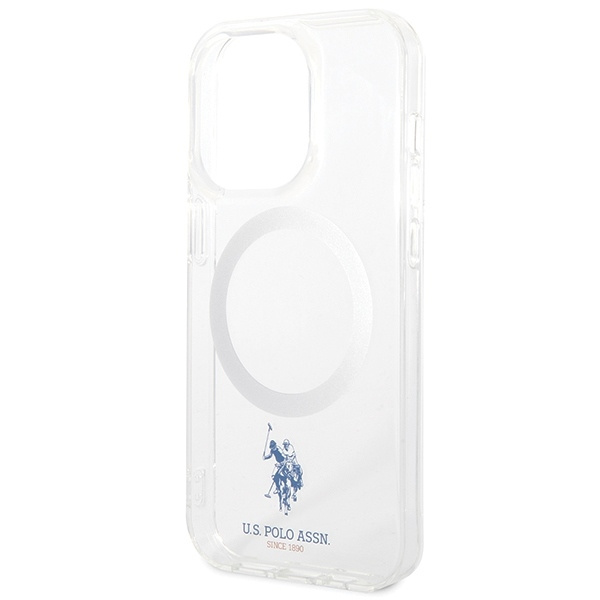 US Polo USHMP15LUCIT iPhone 15 Pro 6,1" transparente MagSafe-Kollektion