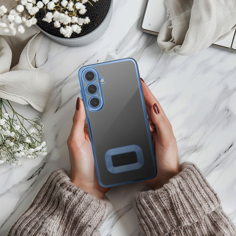 Futerał GLAM do SAMSUNG A36 5G niebieski