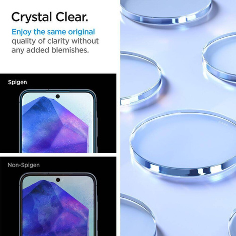 Szkło Hartowane SAMSUNG GALAXY A55 5G Spigen ALM Glas.tr 2-pack Clear