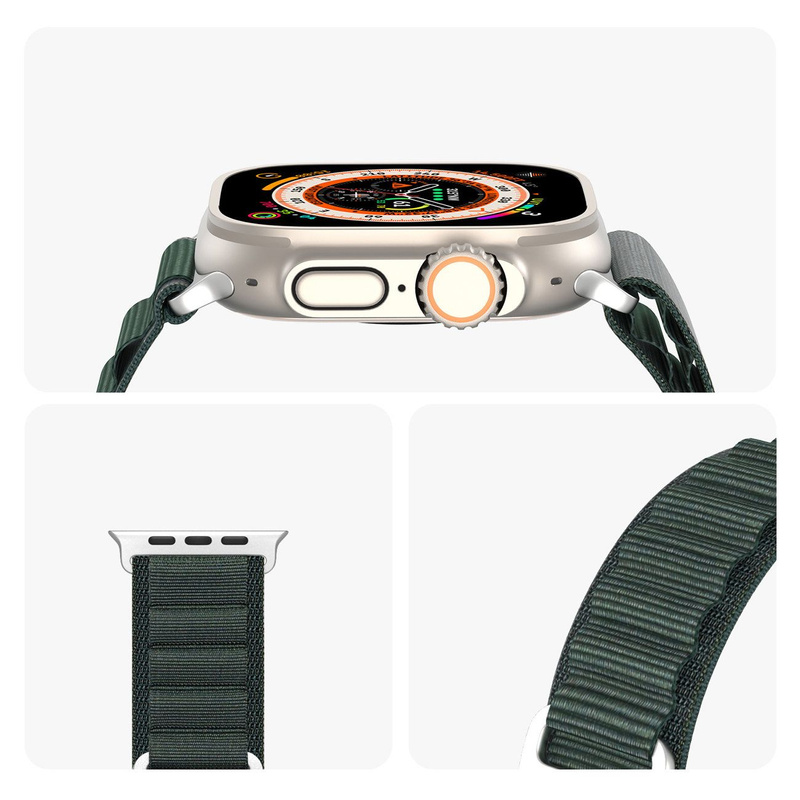 Apple Watch 8 / 7 / 6 / SE / 5 / 4 / 3 / 2 / 1 (41, 40, 38 mm) Dux Ducis Armband GS-Version Sportarmband – Grün
