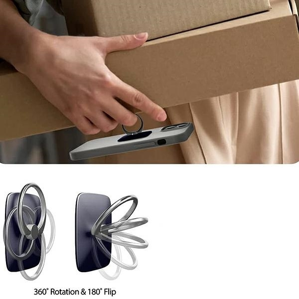 Uchwyt na palec Mercury WOW Ring czarny