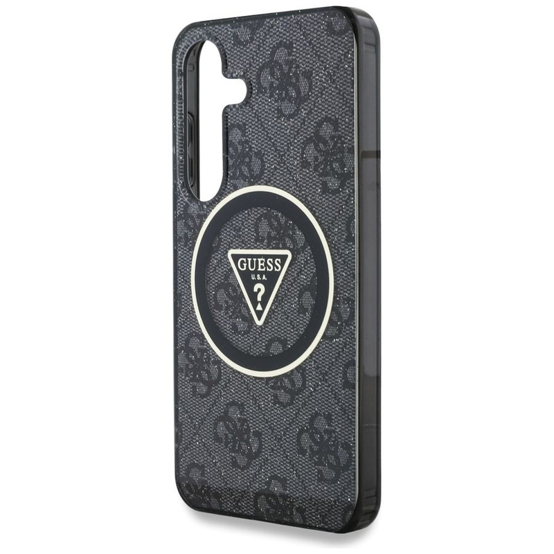 GUESS SAMSUNG S25 GUHMS25SHG4PRTGK TRAINGLE MAGSAFE BLACK