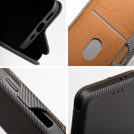 Kabura FOLIO Side Magnet do SAMSUNG A15 szary