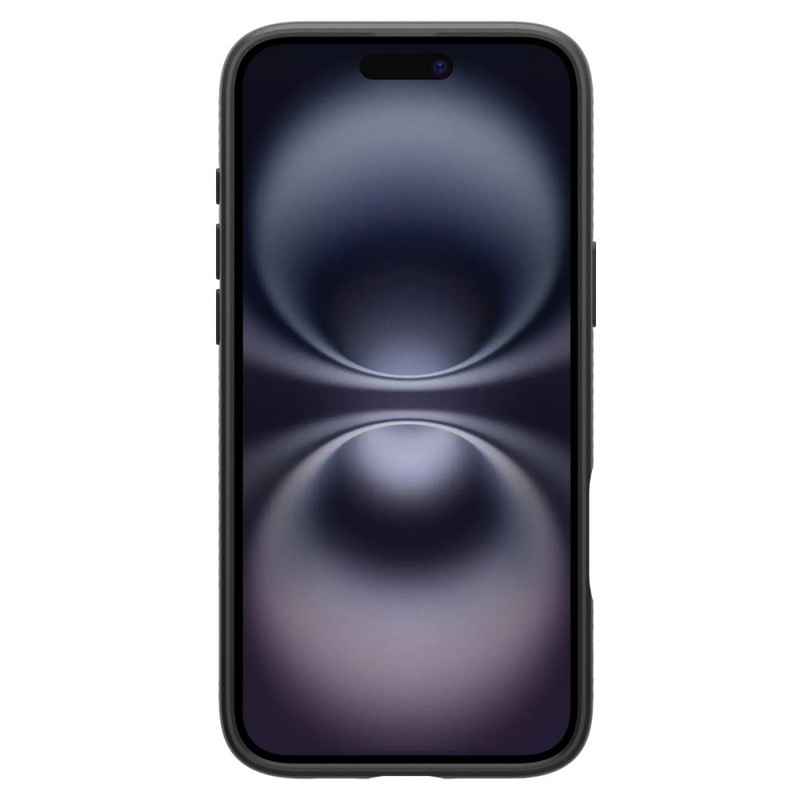 Spigen Liquid Air iPhone 16 Plus czarny/matte black ACS08066