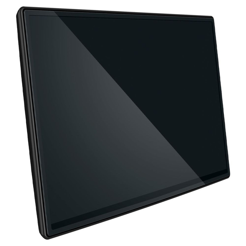 GEHÄRTETES GLAS Spigen GLASS FC &quot;EZ FIT&quot; TESLA MODELL X 2022 / MODELL S 2021 SCHWARZ